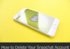 TechSaaz - how to delete your snapchat account