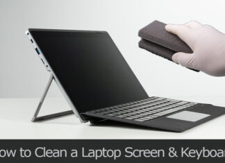 TechSaaz - how to clean laptop screen
