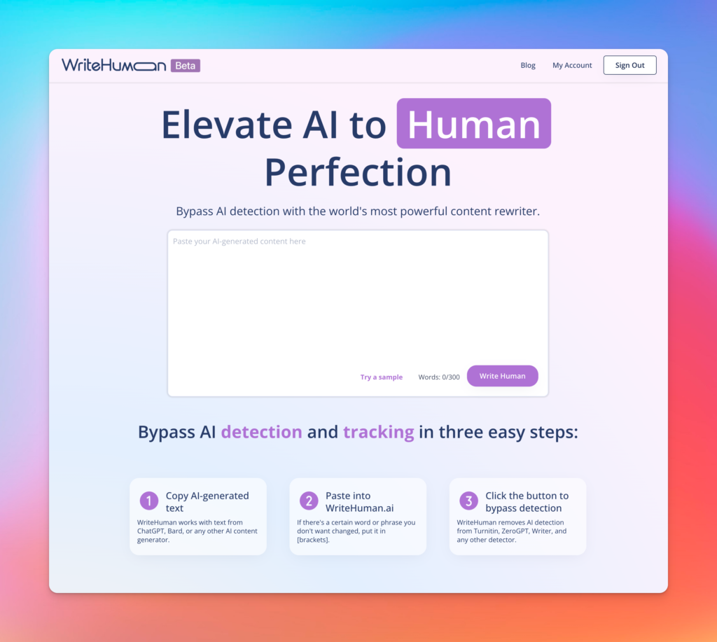 Write human ai tool